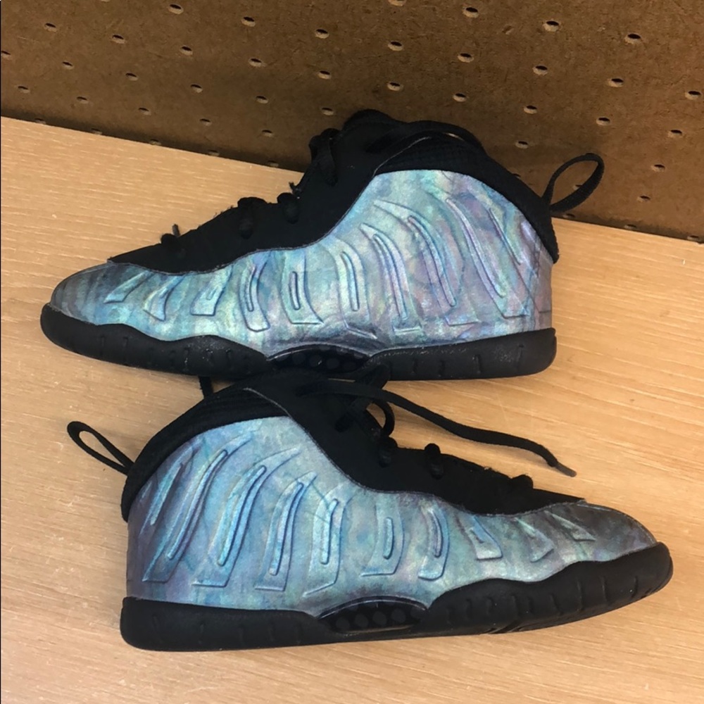 Nike Little Posite One Abalone Toddler Sz 10c - Picture 6 of 10